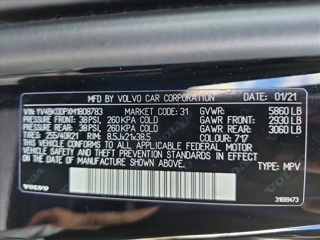 Used 2021 Volvo XC60 T8 Polestar AWD/4WD image 16