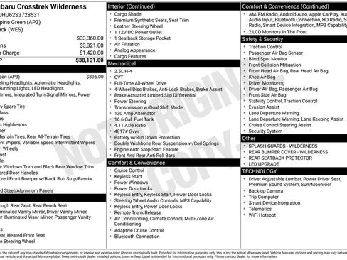 Used 2025 Subaru Crosstrek 2.5i Wilderness AWD/4WD image 32