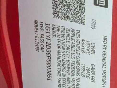 Certified 2023 Chevrolet Corvette Z06 w/ Engine Appearance Package image 24