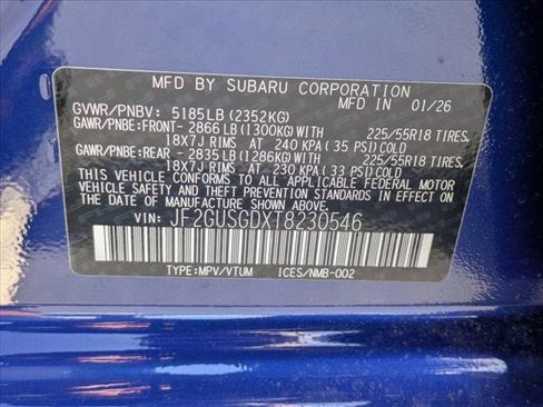 New 2026 Subaru Crosstrek 2.5i Sport AWD/4WD image 19