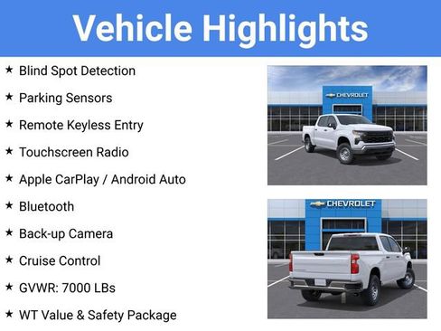 New 2026 Chevrolet Silverado 1500 W/T w/ WT Value Package AWD/4WD image 4