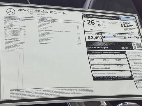 New 2026 Mercedes-Benz CLE 300 4MATIC Cabriolet image 29