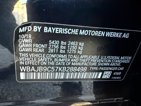 Used 2019 BMW M550i xDrive AWD/4WD image 39