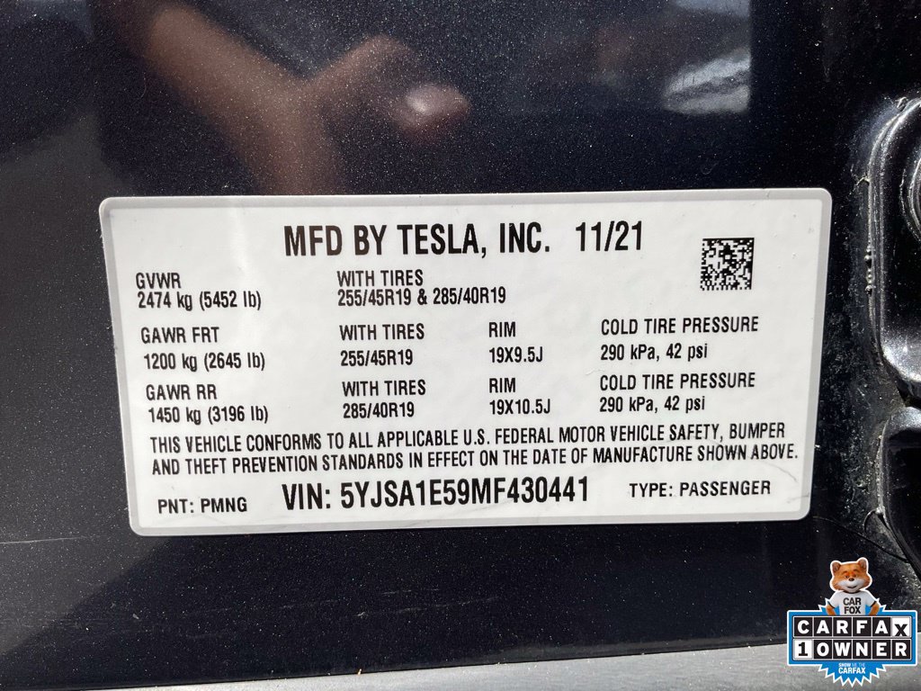 Used 2021 Tesla Model S Long Range AWD/4WD image 21