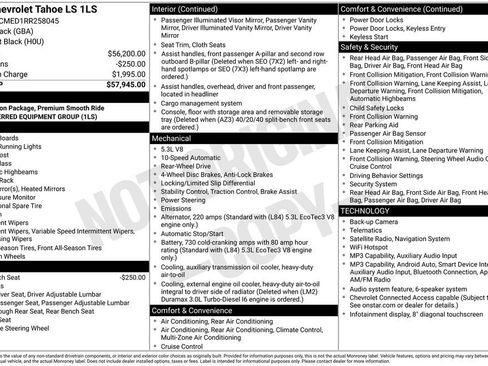 Used 2024 Chevrolet Tahoe LS RWD image 6