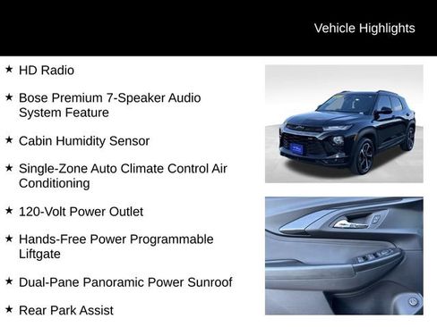 Used 2023 Chevrolet TrailBlazer RS w/ Sun and Liftgate Package image 15
