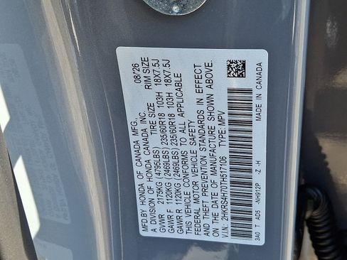 New 2026 Honda CR-V EX-L image 19