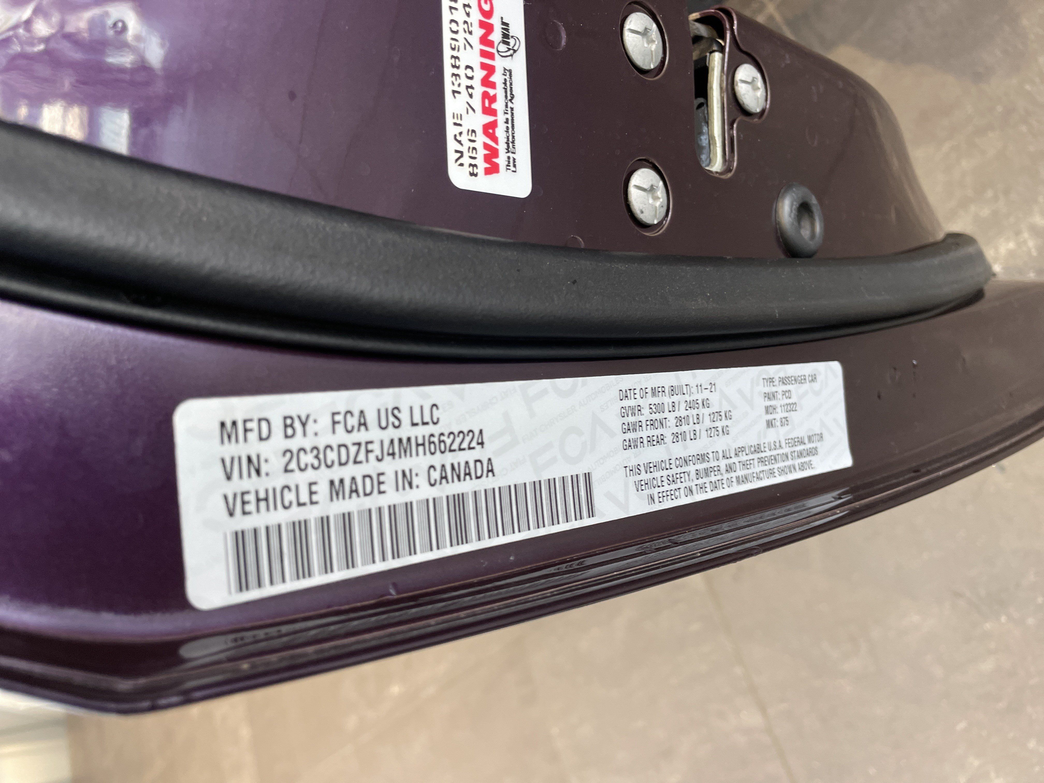 Used 2021 Dodge Challenger R/T Scat Pack RWD image 44