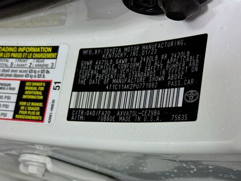 Used 2023 Toyota Camry LE FWD image 39