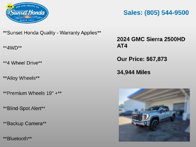 Used 2024 GMC Sierra 2500 AT4 w/ AT4 Premium Plus Package AWD/4WD image 5