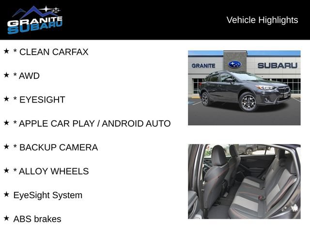 Used 2019 Subaru Crosstrek 2.0i Premium w/ Eyesight System AWD/4WD image 2