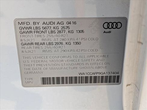 Used 2016 Audi SQ5 Premium Plus w/ Technology Package AWD/4WD image 25