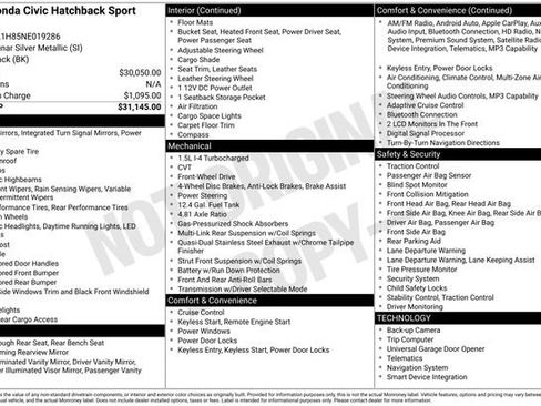 Used 2022 Honda Civic Sport Touring image 43