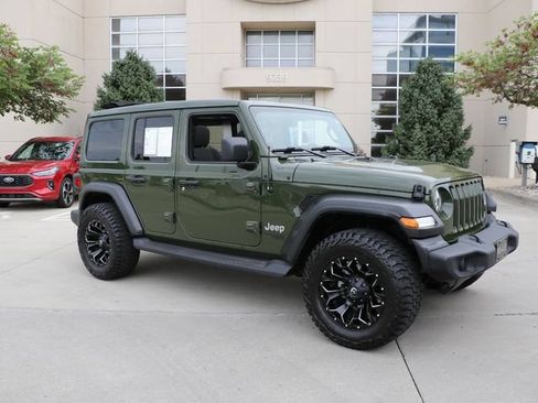 Used 2021 Jeep Wrangler Unlimited Sport w/ Sun And Sound Package AWD/4WD image 1
