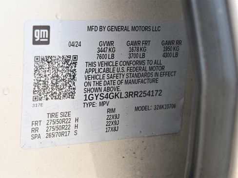 Certified 2024 Cadillac Escalade Sport Platinum w/ LPO, ONYX Package image 30