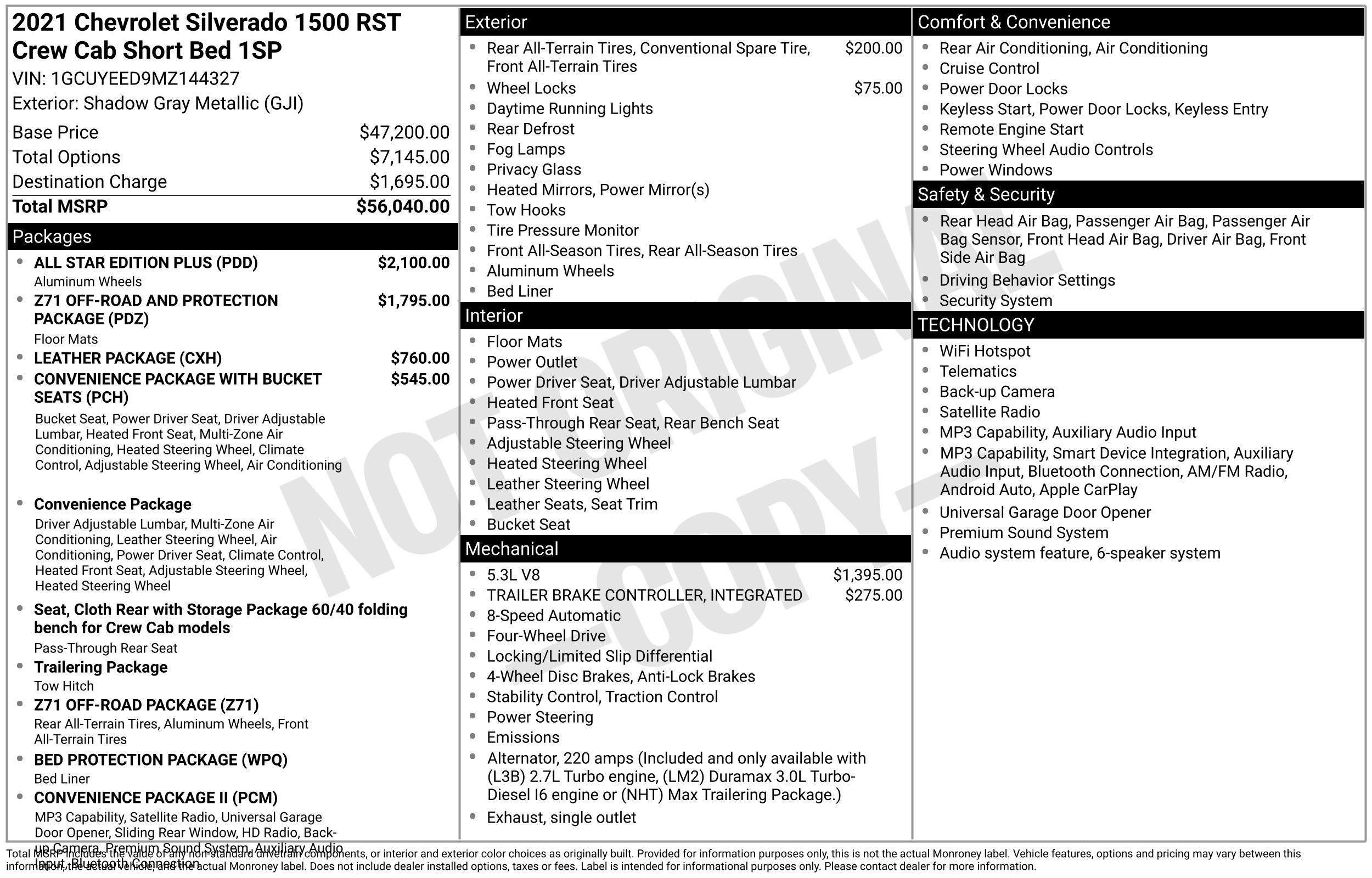 Used 2021 Chevrolet Silverado 1500 RST w/ All Star Edition Plus AWD/4WD image 13