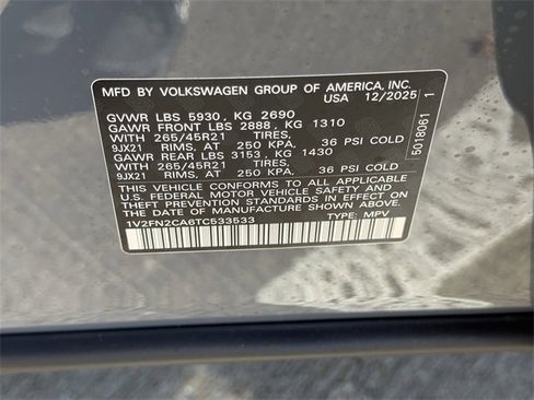 New 2026 Volkswagen Atlas SEL Premium R-Line image 22