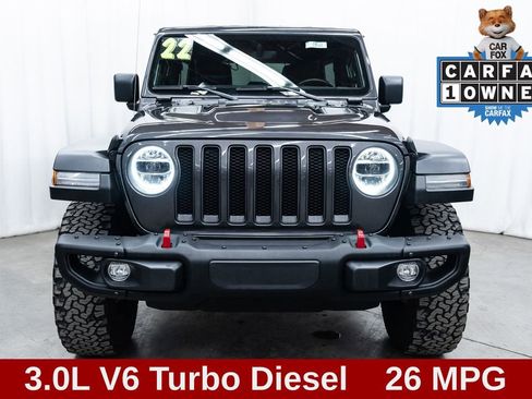 Used 2022 Jeep Wrangler Unlimited Rubicon w/ Steel Bumper Group AWD/4WD image 2