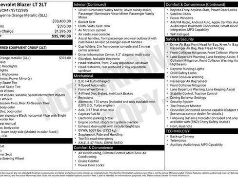 Certified 2022 Chevrolet Blazer LT image 12