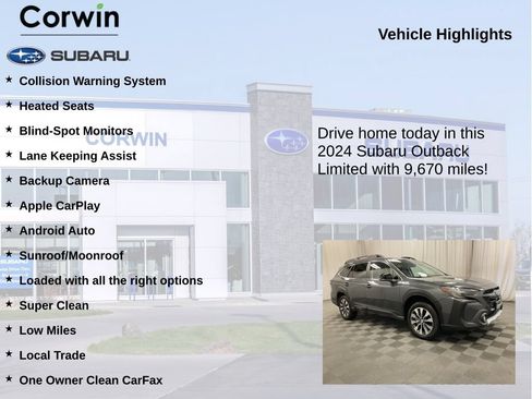 Used 2024 Subaru Outback Limited AWD/4WD image 6