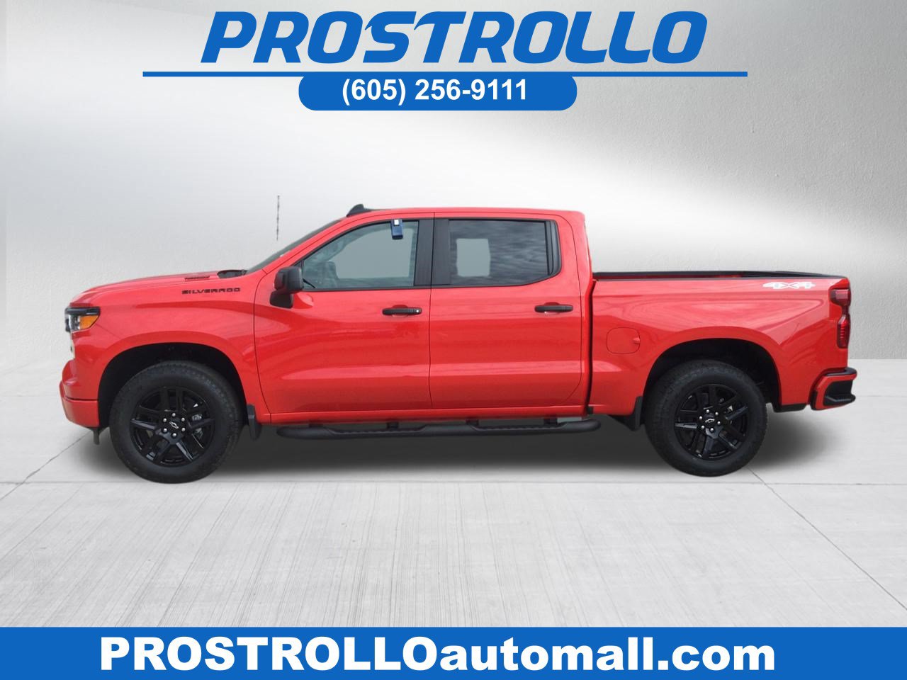Used 2026 Chevrolet Silverado 1500 Custom w/ Turbomax Blackout Package AWD/4WD image 1