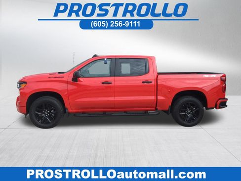 Used 2026 Chevrolet Silverado 1500 Custom w/ Turbomax Blackout Package AWD/4WD image 1