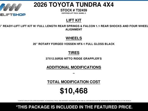 Used 2026 Toyota Tundra 1794 Edition image 2