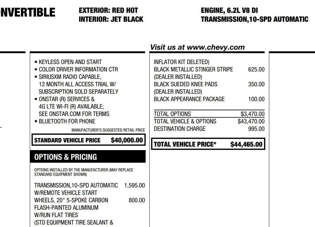 Used 2020 Chevrolet Camaro LT RWD image 22