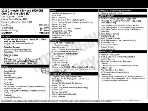 Certified 2026 Chevrolet Silverado 1500 ZR2 image 53