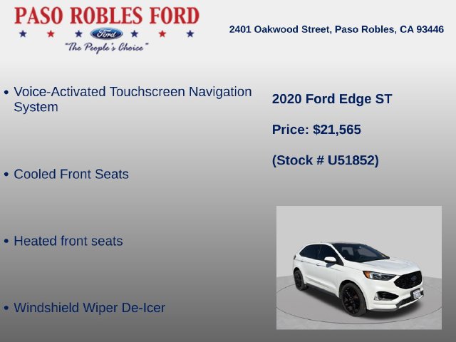 Used 2020 Ford Edge ST w/ Equipment Group 401A AWD/4WD image 14