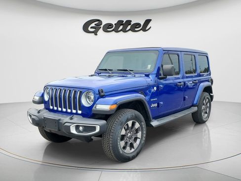 Used 2019 Jeep Wrangler Unlimited Sahara w/ Uconnect 4C Nav & Sound Group image 1