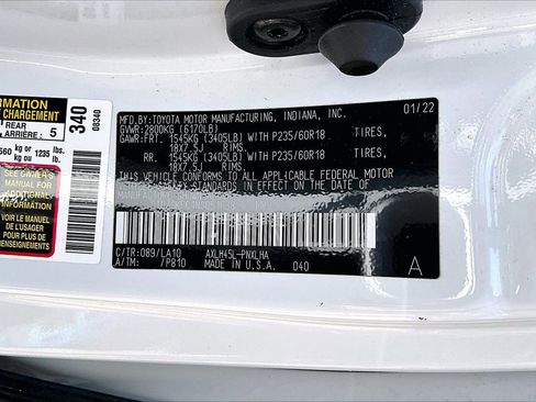 Used 2022 Toyota Sienna Limited AWD/4WD image 16