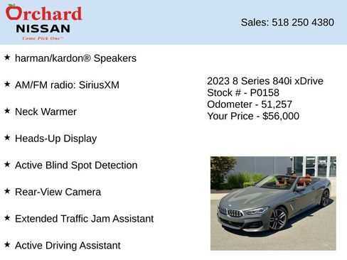 Used 2023 BMW 840i xDrive Convertible AWD/4WD image 21