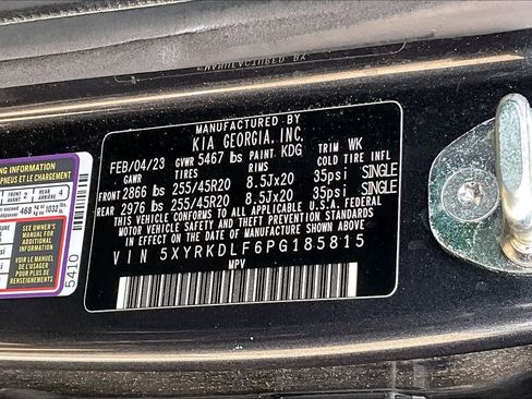 Certified 2023 Kia Sorento SX AWD/4WD image 19