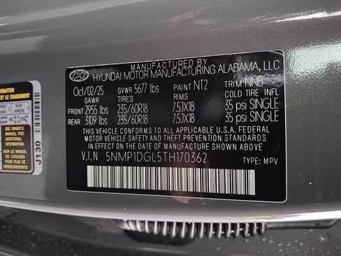 New 2026 Hyundai Santa Fe SE AWD/4WD image 10