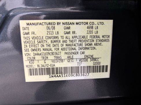 Used 2009 Nissan Maxima 3.5 SV w/ Sport Pkg image 26