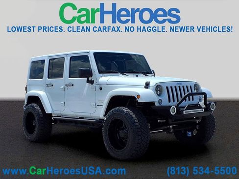 Used 2015 Jeep Wrangler Unlimited Sahara AWD/4WD image 1