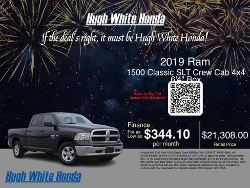 Used 2019 RAM 1500 Classic SLT image 3