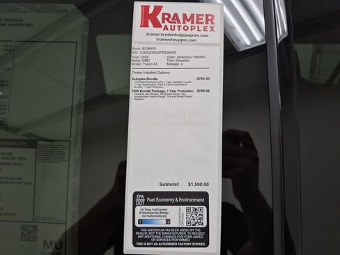 New 2026 GMC Yukon XL Elevation w/ LPO, Floor Liner Package image 35