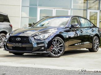 Used 2023 INFINITI Q50 Red Sport 400 w/ Black Opal Edition AWD/4WD video 1