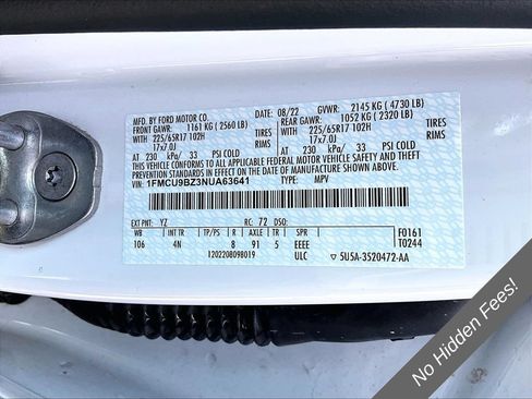 Used 2022 Ford Escape SE AWD/4WD image 29