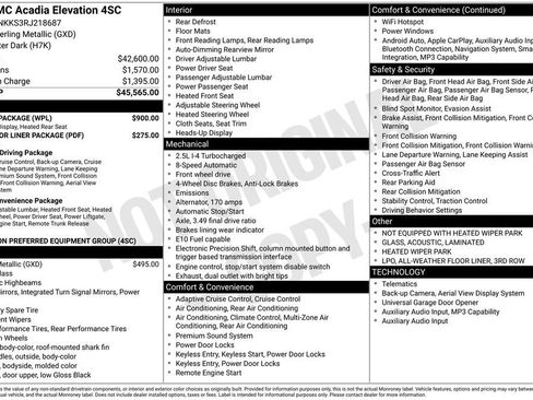 Used 2024 GMC Acadia Elevation w/ Luxury Package FWD image 23