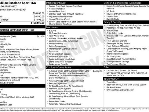 Certified 2023 Cadillac Escalade Sport image 37