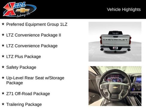 Certified 2022 Chevrolet Silverado 1500 LTZ w/ LTZ Convenience Package II AWD/4WD image 2