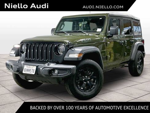 Used 2021 Jeep Wrangler Unlimited Sport image 1