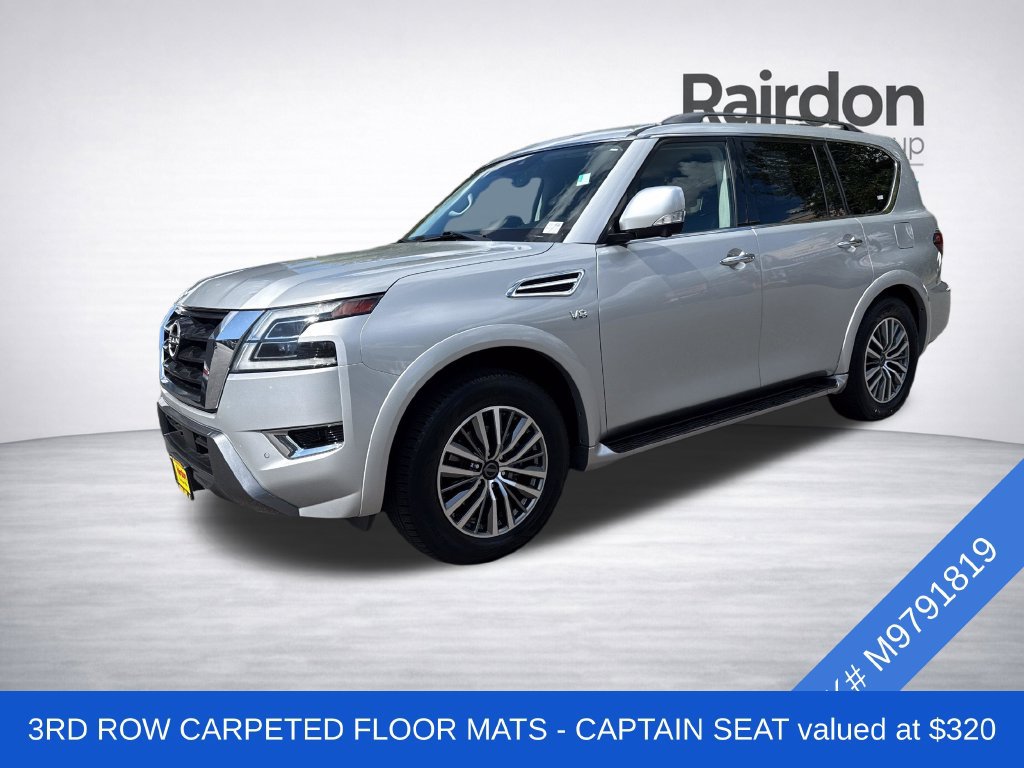 Used 2021 Nissan Armada SL w/ Captain's Chairs Package AWD/4WD image 3