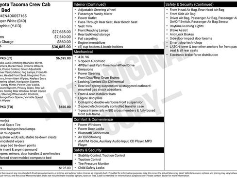 Used 2013 Toyota Tacoma 4x4 Double Cab w/ Limited Pkg image 15