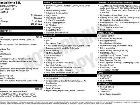 Certified 2025 Hyundai Kona SEL image 10