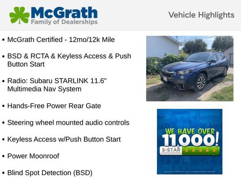 Used 2021 Subaru Outback Premium image 5