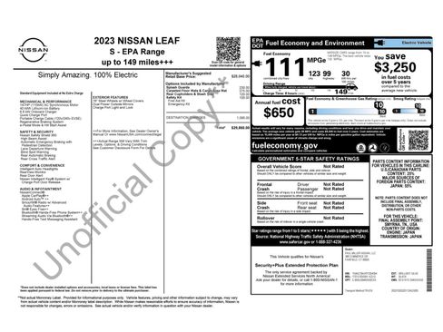 Used 2023 Nissan Leaf S image 47
